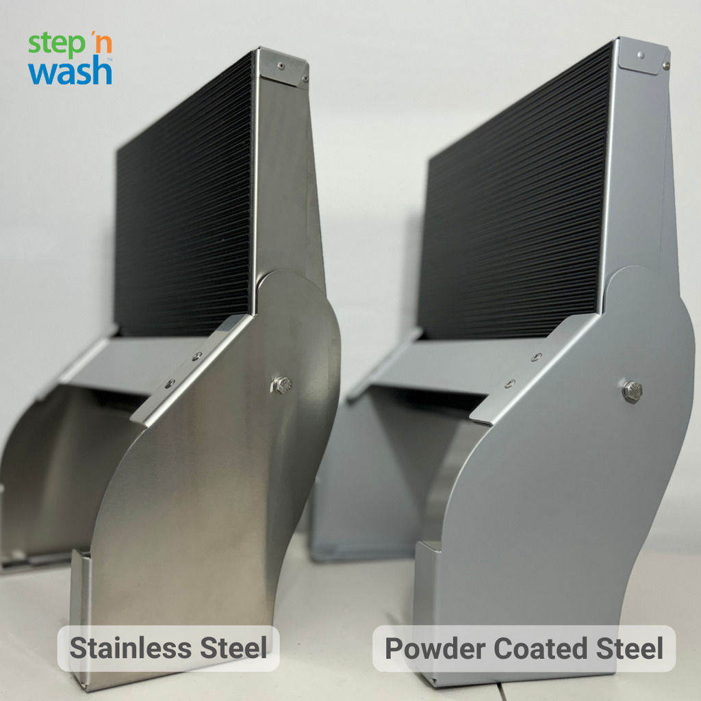 Slef Step Rocker Stool Step 'n Wash - self retracting step stool for commercial restrooms